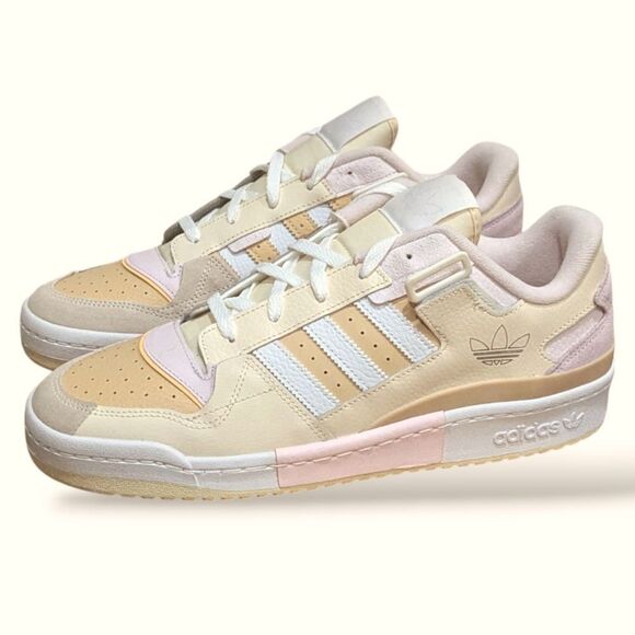 Adidas Forum Exhibit Low Men\'s 11 1/2 Shoes - Ecru Tint Halo Amber GW6346 NWT main image 9